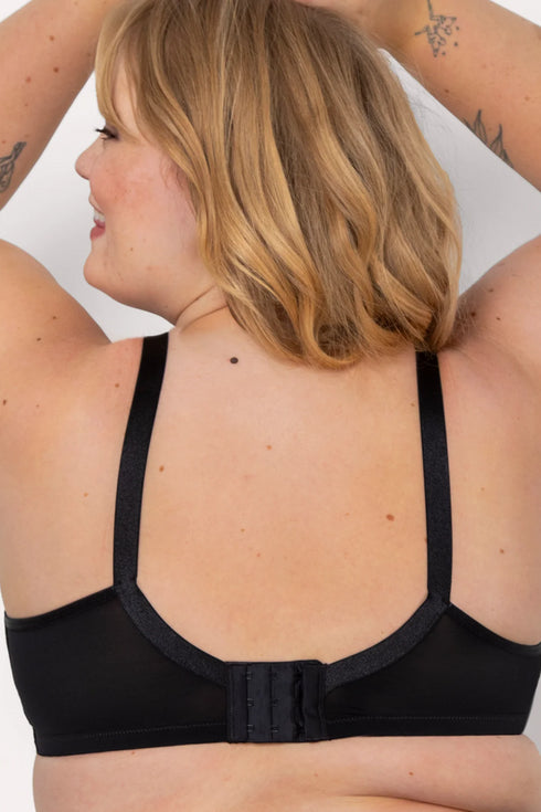 Curvy Couture Lace Unlined Underwire Bra